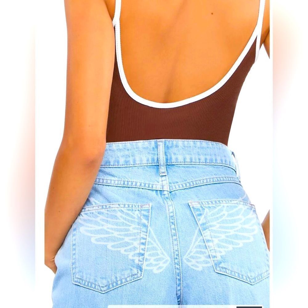 Forever 21 Wing Graphic 90s-Fit Jeans 28